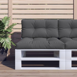 vidaXL Палетни възглавници, 2 бр, антрацит, текстил (360689)