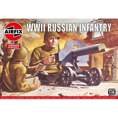 Airfix WWII Russian Infantry Classic Kit VINTAGE 1:76