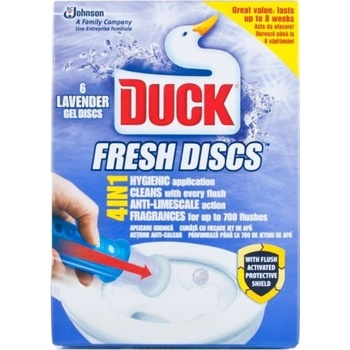 Duck Fresh Discs čistiaci gél na toalety s vôňou Levanduľa Lavender 36 ml