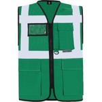 Korntex hi-vis kxmf berlin / Светлоотразителна многофункционална жилетка - зелена l (76kxmf03303)
