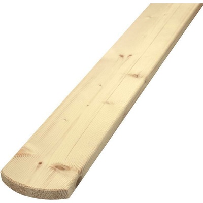Plotovky dřevěné půlkulaté 18x95x1800 severský smrk - kvalita AB (bal.po10ks)
