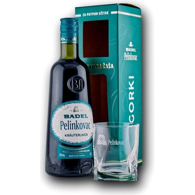 Badel Pelinkovac Gorki 31% 0,7 l (dárkové balení 1 sklenice)