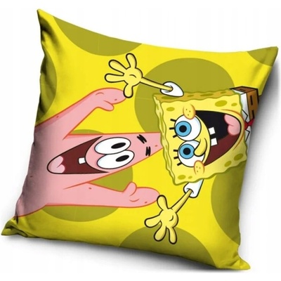 Carbotex polštář SPONGEBOB A PATRICK 40x40