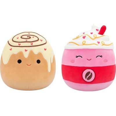 Squishmallows 1+1 Latté a Skořicová rolka Beata a Brown
