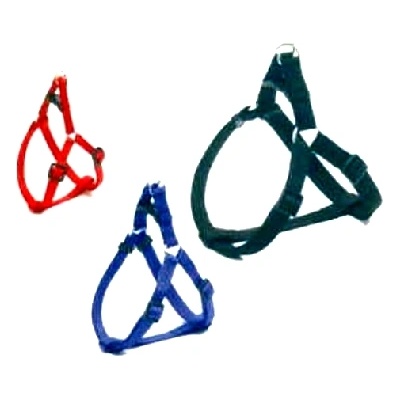 Miazoo Миазоо - Нагръдник за кучета от изкуствена лента, 10 мм - розов, регулиране от 30 до 42 см