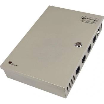 Bravas Захранващ блок 12v 30a 18 канала със защита, метална кутия (pa88)