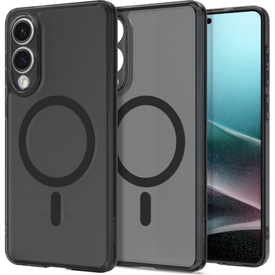 Spigen Ultra Hybrid Mag Case с MagSafe за Samsung Galaxy S25 Edge - черен полупрозрачен (ACS09419)