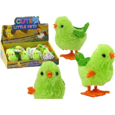 mamido Skákajúce kuriatko naťahovacia hračka zelená