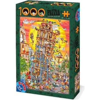 D-Toys - Puzzle Tower of Pisa - 1 000 piese