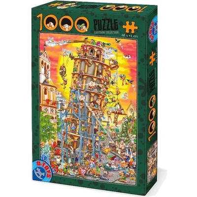 D-Toys - Puzzle Tower of Pisa - 1 000 piese