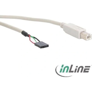 InLine 33440D USB кабел 0, 4 м USB B Бежов (33440D) (33440D)