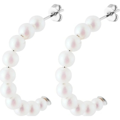 Preciosa Něžné ocelové náušnice s perličkami Phoebe Spotlight 7505 01