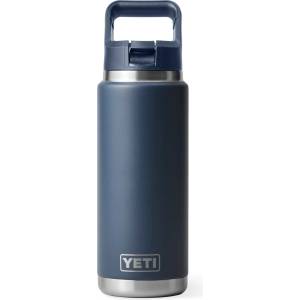 YETI Термо бутилка Yeti coolers Rambler Bottle Colour Straw Cap Insulated bottle - Navy - размер 769 ml (533-2281-0111)