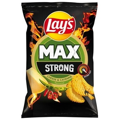 Lay's Strong Cheese & Cayenne chipsy 14 x 55 g