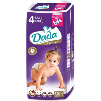 Dada Extra Care 4 7-18 kg 50 ks