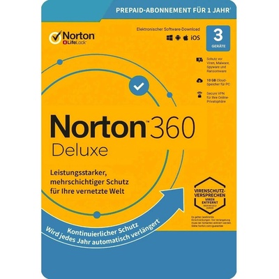 Norton 360 DELUXE 25GB 3 lic. 1 rok (21416704)