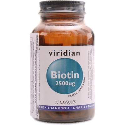 Viridian Nutrition Biotín 2500 ug 90 kapsúl