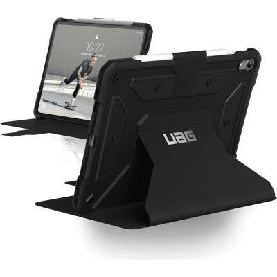 Urban Armor Gear Gear Metropolis Folio Case - удароустойчив хибриден кейс от най-висок клас за iPad Pro 11 (2018) (черен)