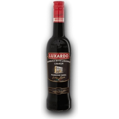 Luxardo Sambuca Passione Nera 38% 0,7 l (čistá fľaša)