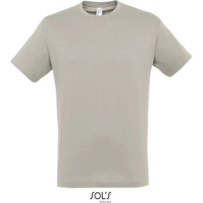 SOL's tričko Regent krátký rukáv pánské light grey
