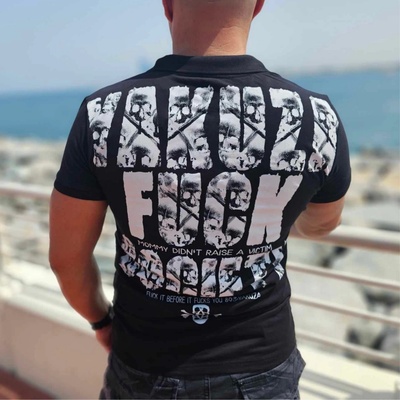 Yakuza Polo tričko YFS Polo TPO 23045 čierne