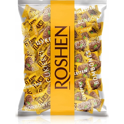 Roshen Flaksi Bonbóny s kakaovou příchutí a vaflovými vločkami 500 g