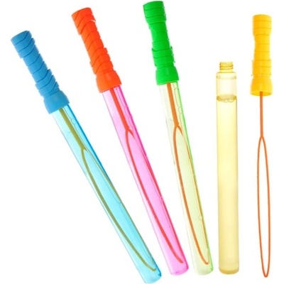 Bublifuk trubice 120ml 37cm 4barvy plastový 24ks v DBX