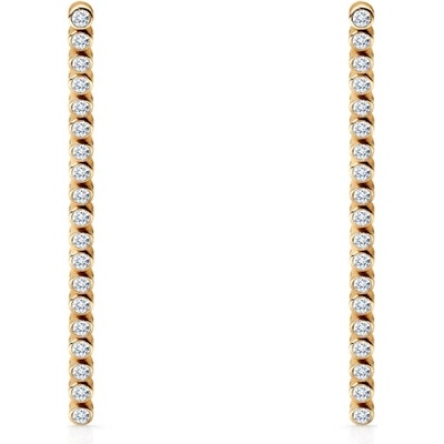 SAVICKI Обеци Savicki: злато, цирконий