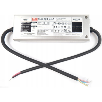 LED zdroj Mean Well 24V 8,3A 200W XLG-200-24-A