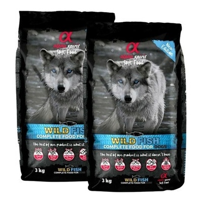 Alpha Spirit Kompletné mäkké Wild fish 2 x 3 kg