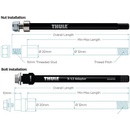 Thule Chariot Thru Axle M12X1.5 Shimano
