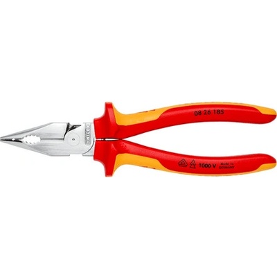 Knipex 08 26 185 Kombinované kleště 185 mm - úzké, ploché, VDE