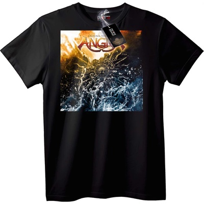 NOONEBRAND Тениска Вдигащи Ангели Група - XS, Black