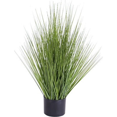 Umělá Tráva keř v květináči, 75cm