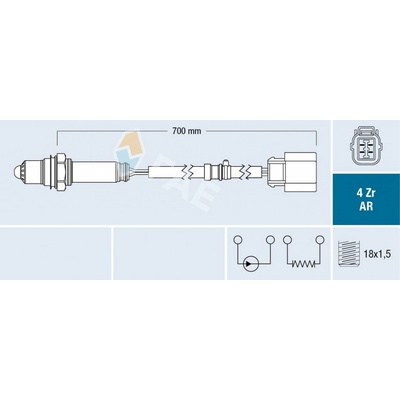 Lambda sonda FAE 75609