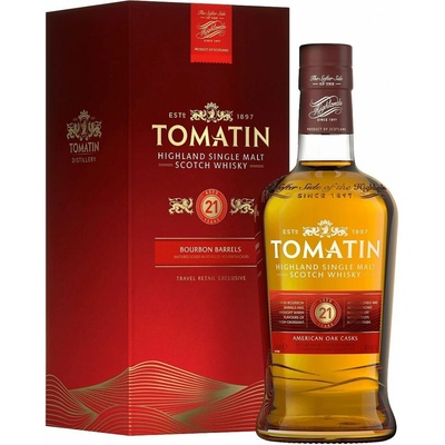 Tomatin Bourbon Barrels 21y 46% 0,7 l (karton)