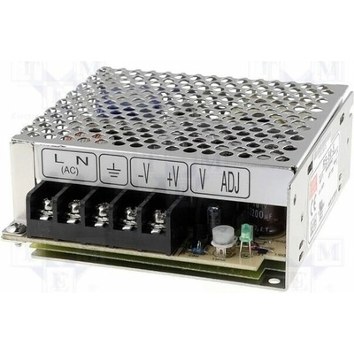MEAN WELL RS-50-3.3 Napájecí zdroj: spínaný; k vestavbě,modulový; 33W; 3,3VDC; 10A