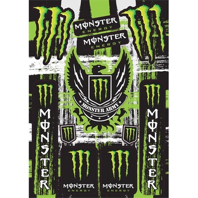 Nálepky moto Monster Energy 10