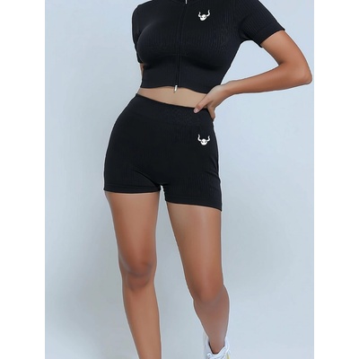 Ribee dámske ribbed kraťasy Ribee black