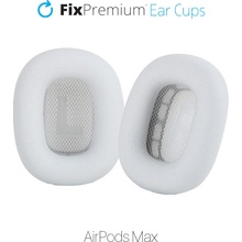 FixPremium náhradné náušníky pre Apple AirPods Max (Fabric) biela