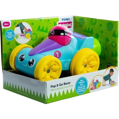 TOMY loptové pretekárske auto Pop&Go E73778