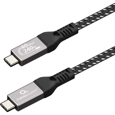 Gembird CCBP-USB4-CMCM240-1.5M USB-C typ 4 40 Gb/s 240W, 1,5m