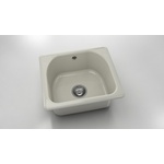FAT Mивка Classic 207, Polymer marble, 11 Сив гранит, с включен сифон Мивка за вграждане