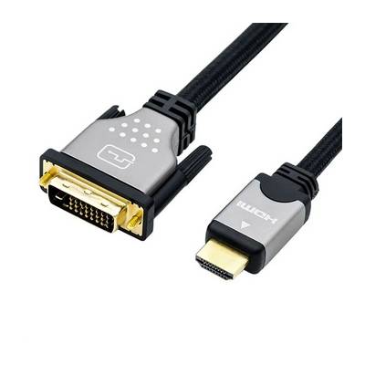 Roline 11.04. 5872, кабел - DVI M - HDMI M, 3m, 4K (11.04.5872)