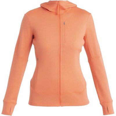 Icebreaker Wmns Merino 260 Quantum IV LS Zip Hoodie Tang