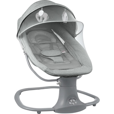 KikkaBoo Електрическа люлка Winks Grey 2024 (31005010065)