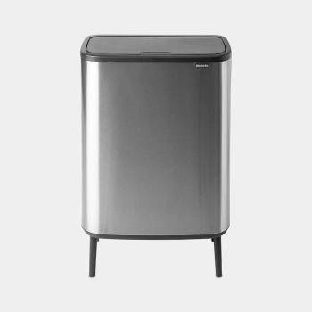 Image 1 of Brabantia 2 х 30 л цвят матиран инокс кош за смет Brabantia от серия Bo Touch Hi (1001265)