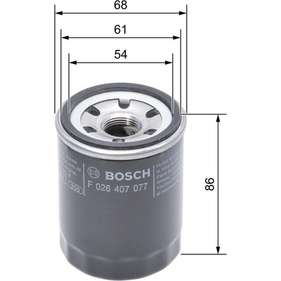 Olejový filter P7077 BOSCH F026407077