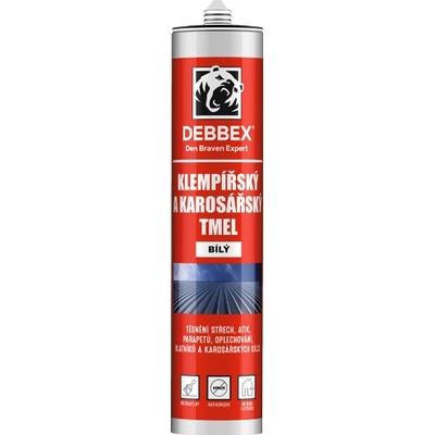 Debbex 201023RL Klampiarsky a karosársky tmel 280 ml sivá