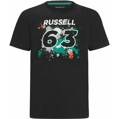 Mercedes Men F1 FW George #63 T-Shirt black